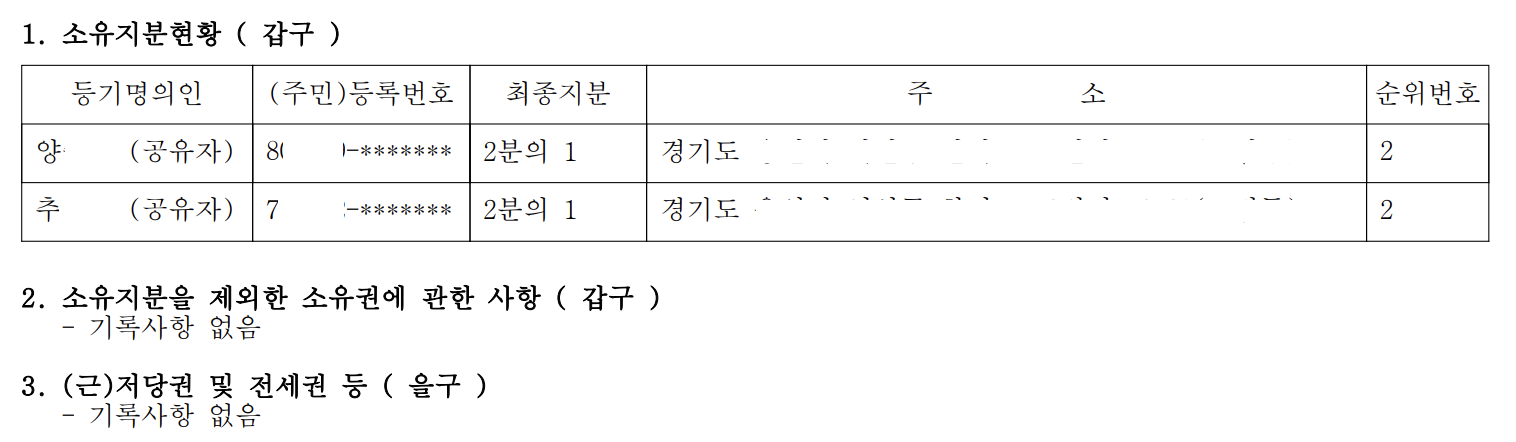 등기부등본